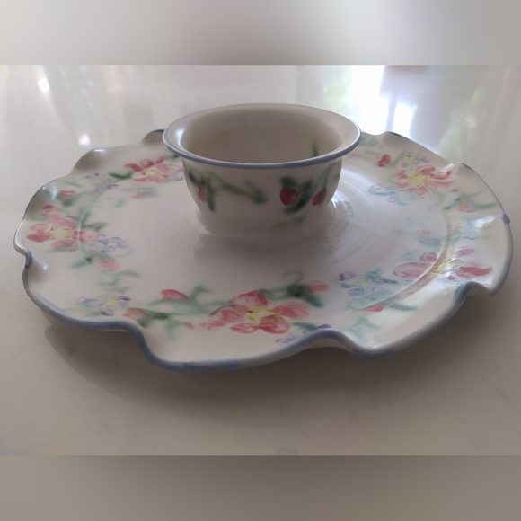 Vintage "Clouds Folsom 1999" #5 Serving Dish (Chips/Dip), Perfect Condition - Picture 2 of 5